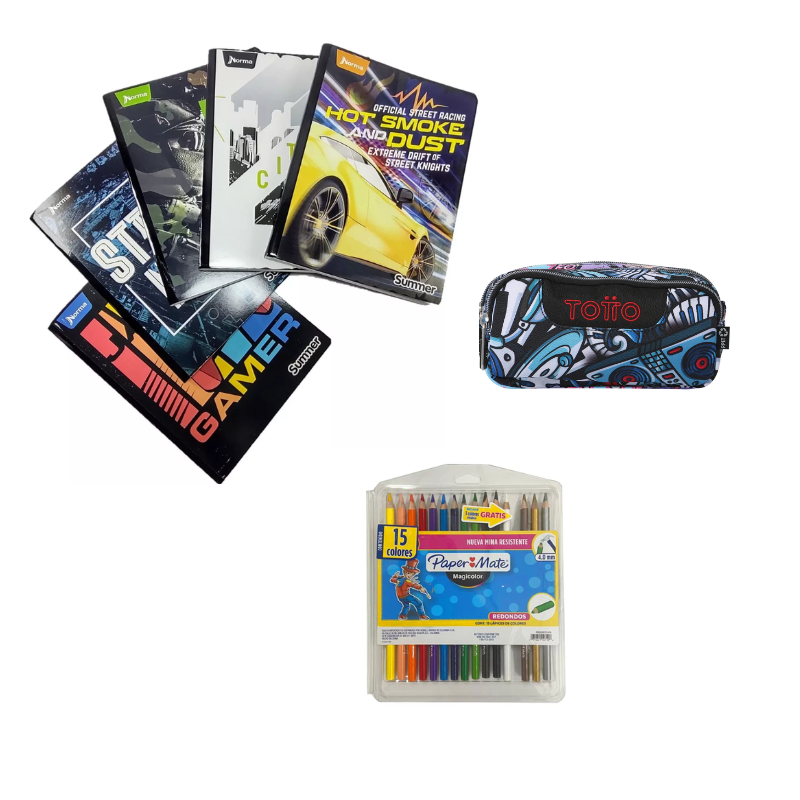 Kit Cartuchera Hombre