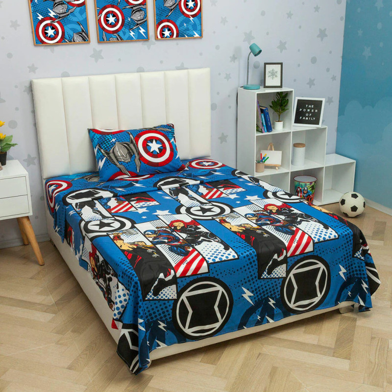 Sabana Cama Sencilla Margel Avengers MARA56