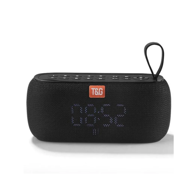 Parlante Bluetooth Radio Fm Reloj Tg-177
