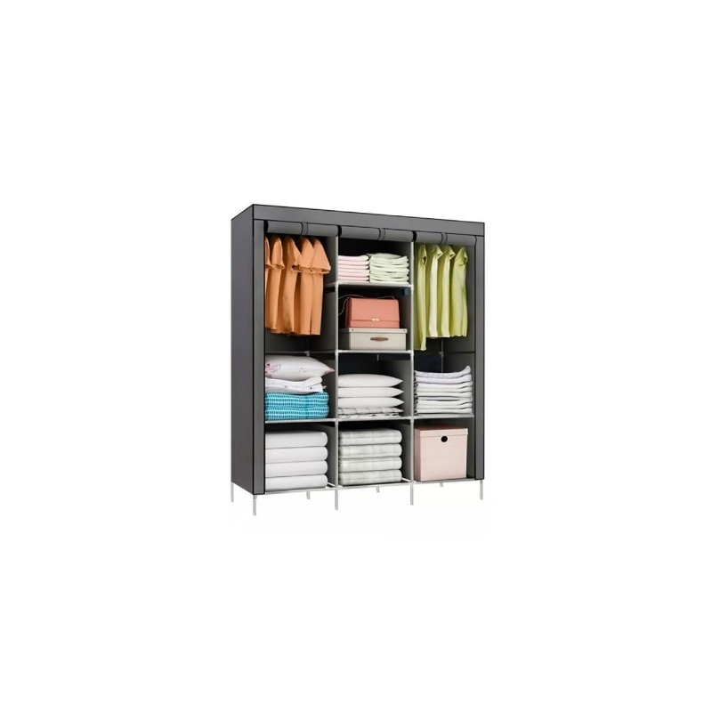 Closet Ropero Armable 3 Puertas Organizador Portatil