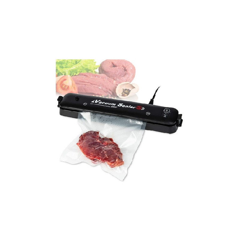 Selladora De Bolsas Al Vacío 28 Cm Vacuum Sealer + 10 Bolsas