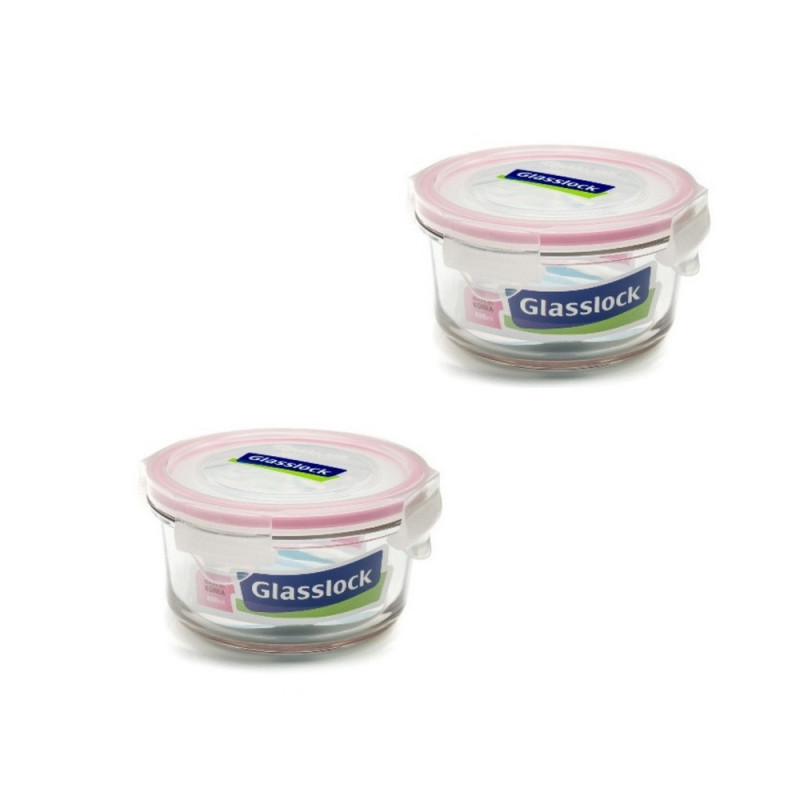 Set X 2 Contenedor 400ML Redondo Classic