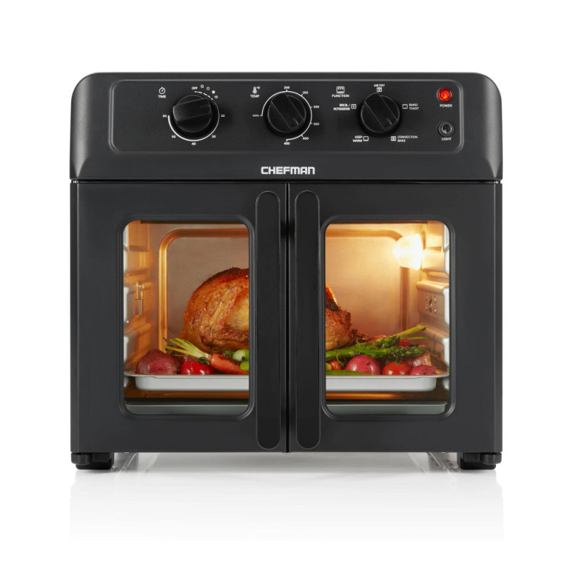 Freidora De Aire Chefman French Door + Horno 25L