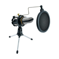 Set Microfono Con Tripode...
