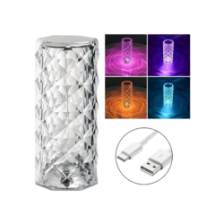 Lampara De Mesa De Cristal...