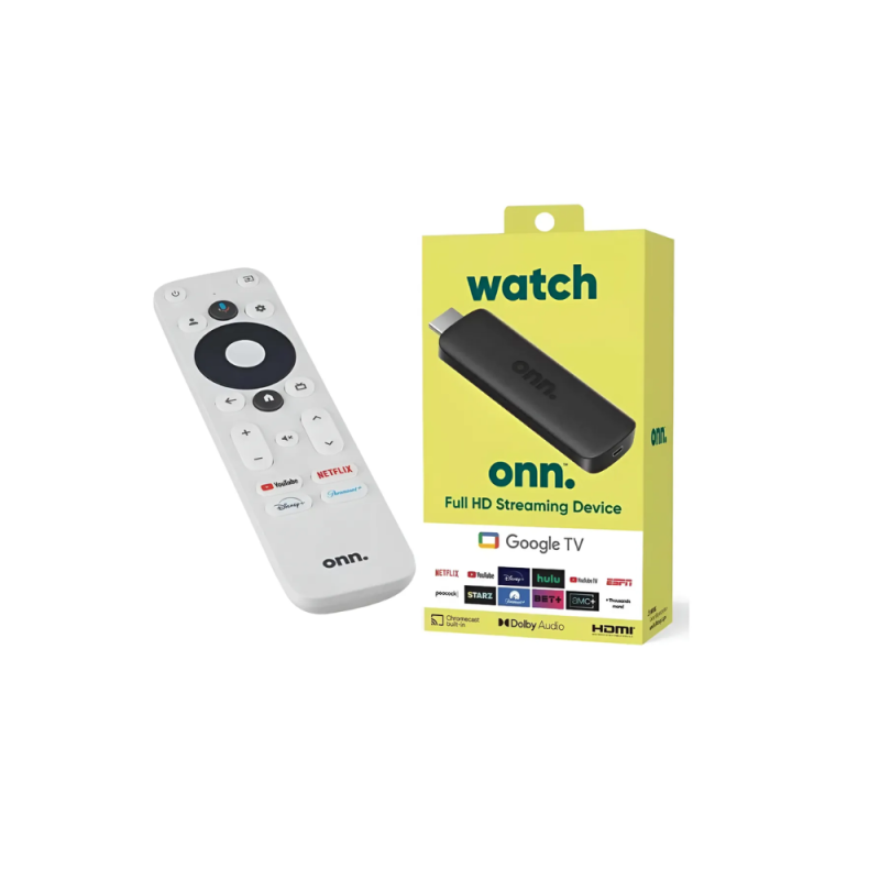 Onn Google Tv Streaming - Convertidor De Audio Y Video Negro