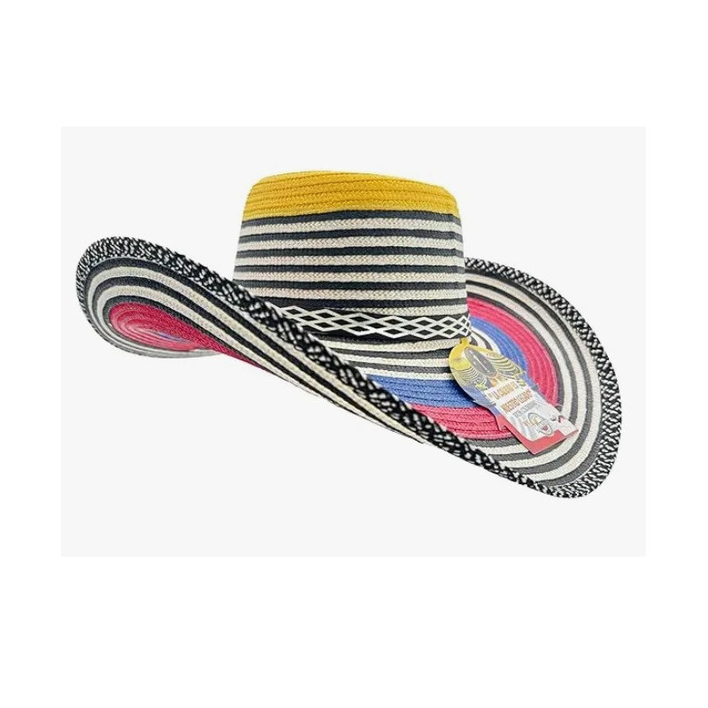 Sombrero Costeño Vallenato Colombia En Nylon Bandera Unisex