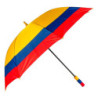 Sombrilla Golf Bandera Colombia Tricolor