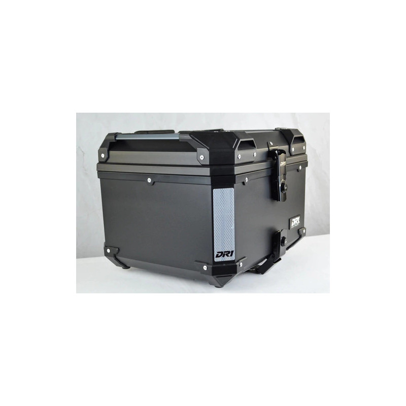 Maletero Para Motos, Marca Dr1 Thunder Doble Chapa De 57lt. Negro