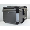 Maletero Para Motos, Marca Dr1 Thunder Doble Chapa De 57lt. Negro