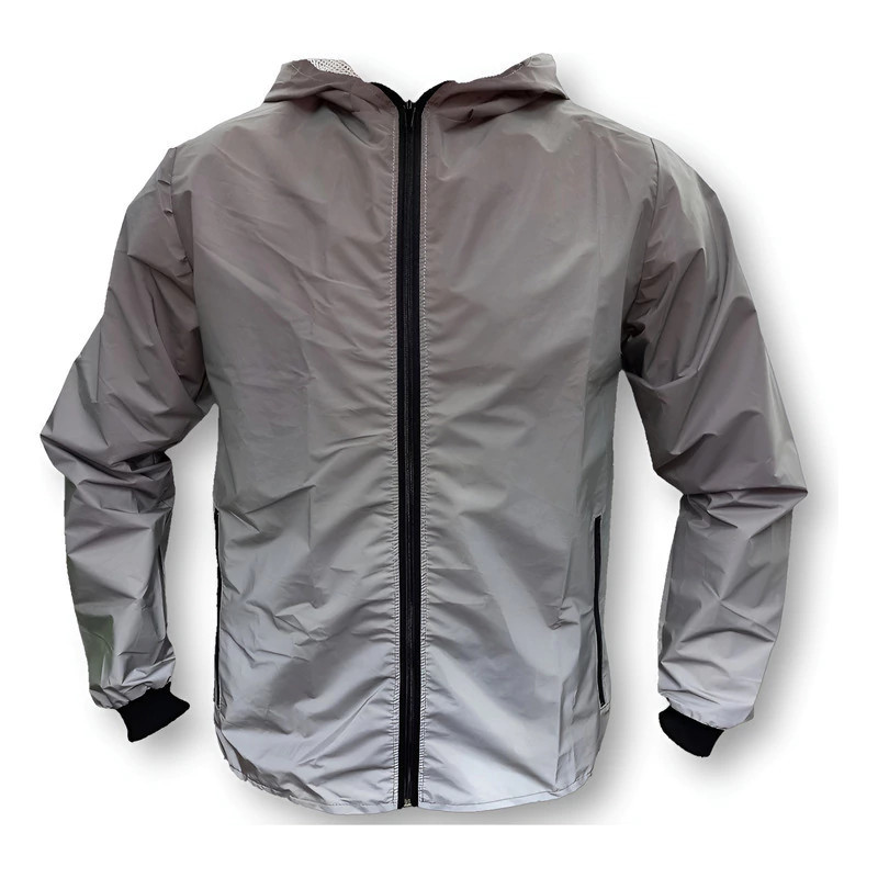 Chaquetas Cortavientos 100% Reflectivas Con Malla Interna.
