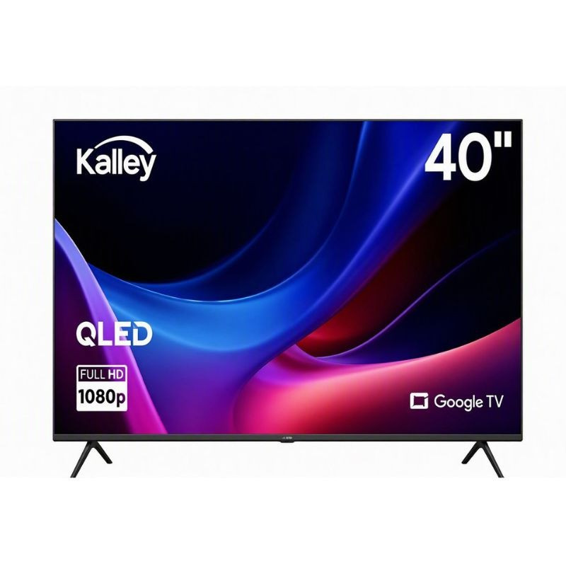 TV KALLEY 40" Pulgadas 100.4 cm 40GQ200 FHD QLED Smart TV Google